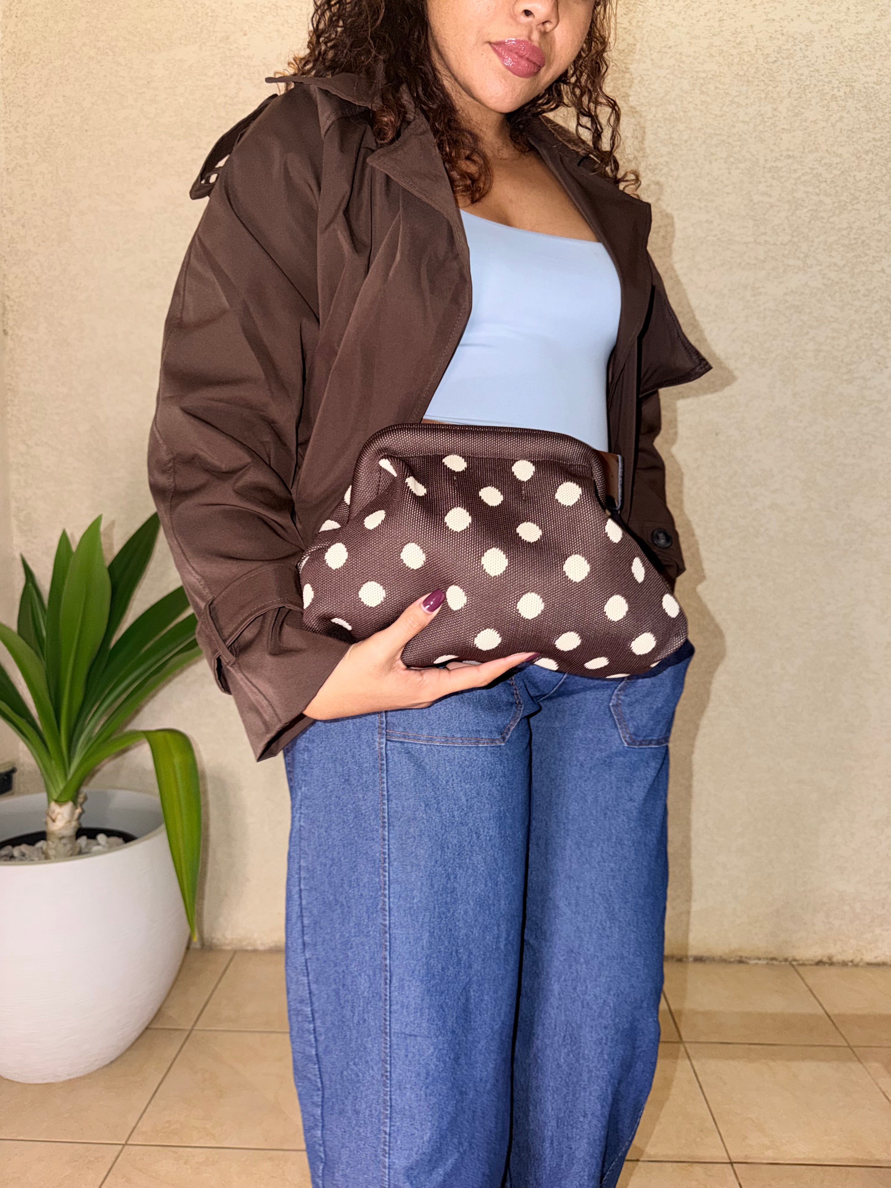 Sac la coquette à pois