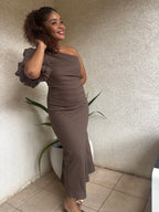 Robe longue monomanche - Sérina