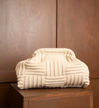 Sac la coquette uni avec relief