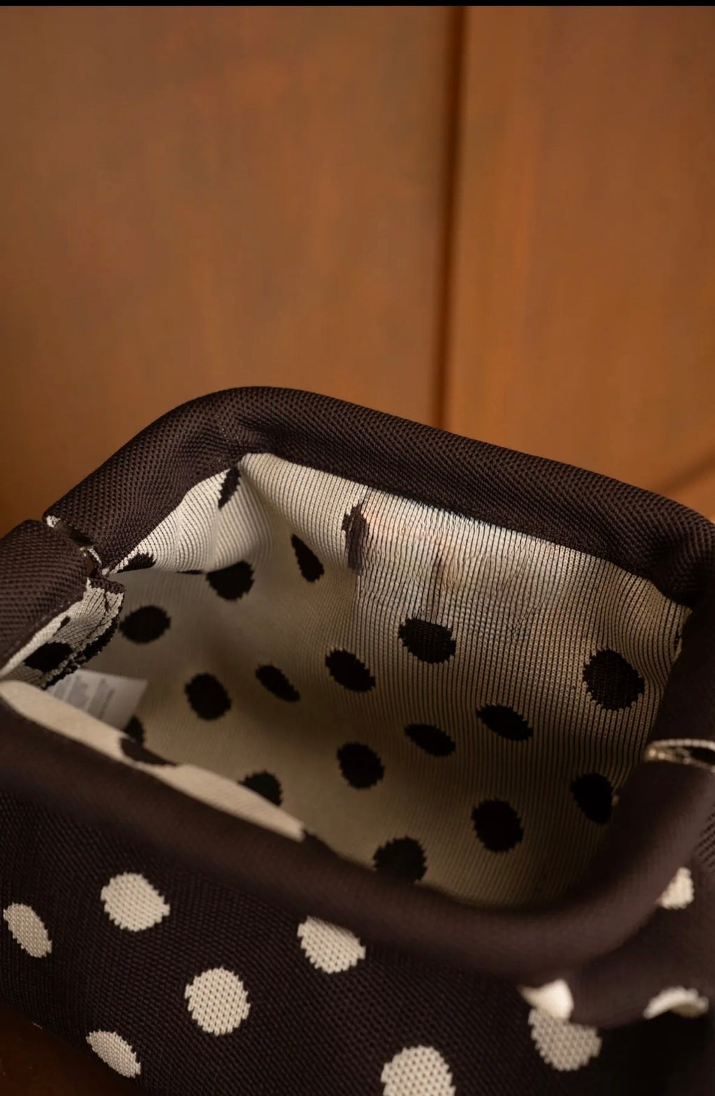 Sac la coquette à pois