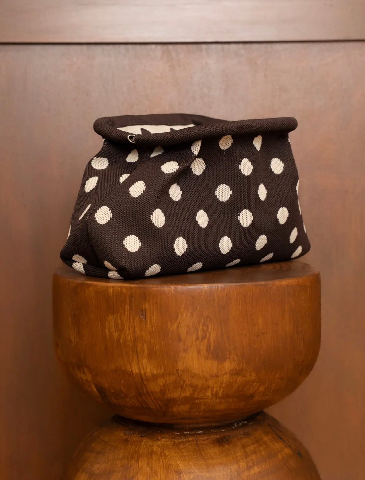 Sac la coquette à pois