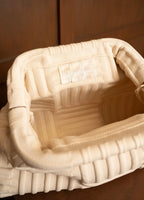 Sac la coquette uni avec relief